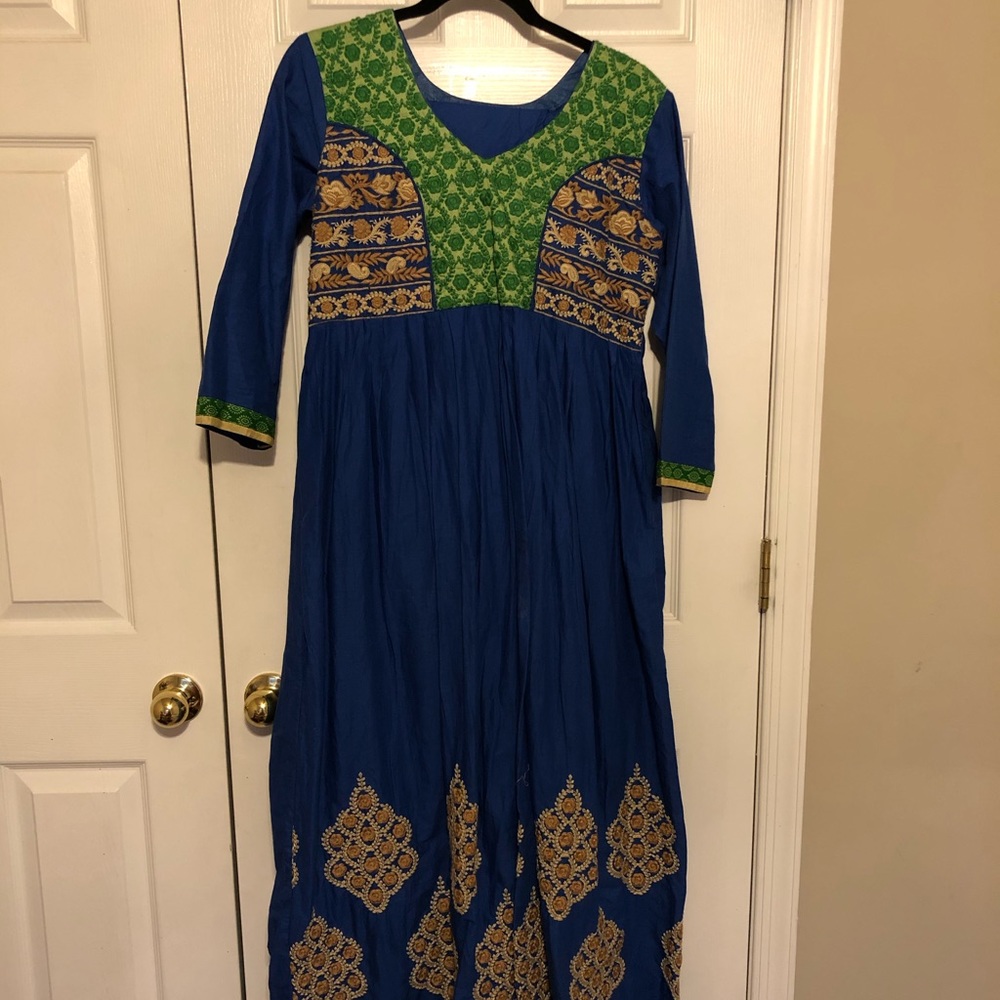 3 piece anarkali suit